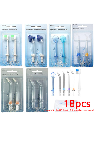 h2ofloss 18pcs Toothbrush Replacement Head for Water Flosser for our brand -