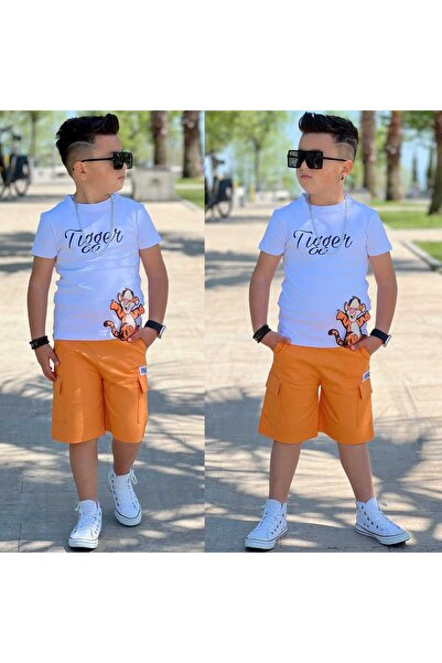 Çamur Kids Multicolored Design Wonder Cotton Gabardine Unisex Suit