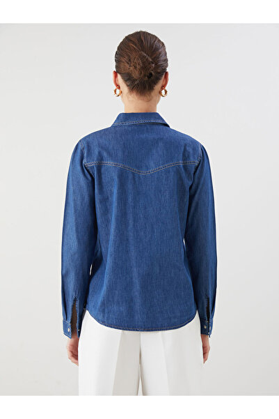 LC Waikiki Regular Fit Kadın Jean Gömlek