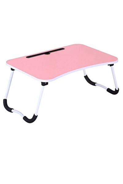 MAAS Foldable Office Desk for Reclining Position Pink/Black/White