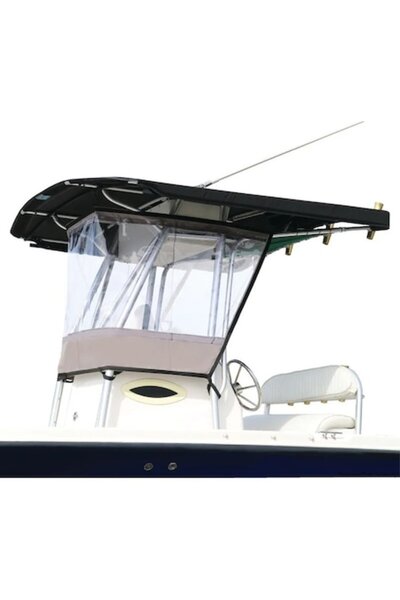 OSCULATI Universal Transparent T-Top Canopy, 2630 mm with Easy Fastening