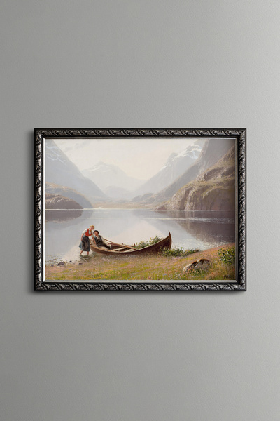 epiqart Summer Flirt - Vintage Patterned Frame