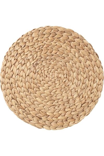 Generic Water Hyacinth Place Mat Beige 37cm