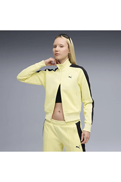 Puma T7 ALWAYS ON Track Jacket Sarı Kadın Ceket