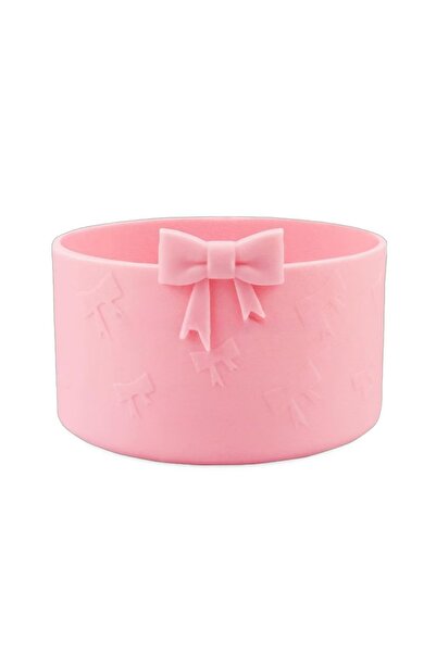 Choice حذاء زجاجة مياه وردي من Bows، متوافق مع أكواب Stanley سعة 20/30/40 أون...