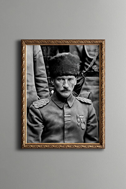 epiqart Atatürk - Vintage Desenli Çerçeve