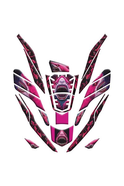 gogo premium HONDA PCX 2021 - 2024 UYUMLU TANK PAD SET 012