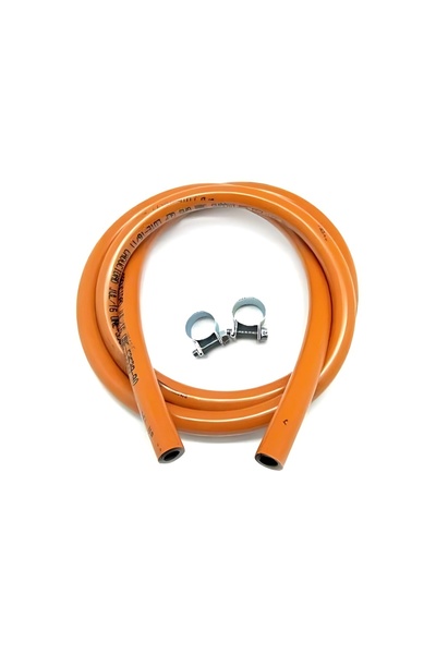 Garcima.s.l Furtun Gaz Butan/Propan 1,5 m cu 2 Coliere de Prindere