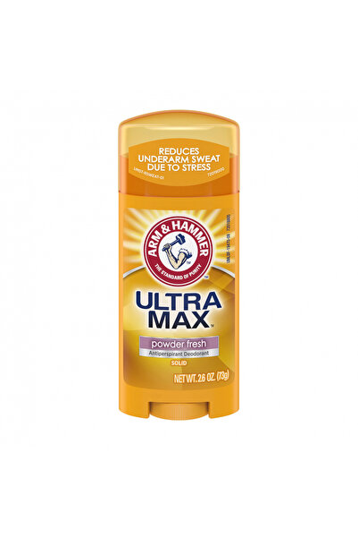 A&H مزيل عرق ألترا ماكس ستيك بودرة منعشة، 73 جم