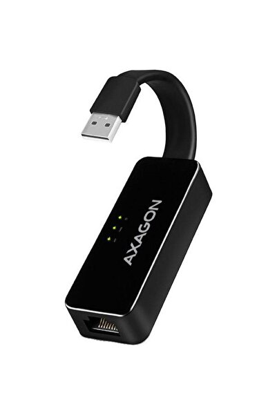 Axagon Network Adapter ADE-XR, USB 2.0 - Ethernet (Black)
