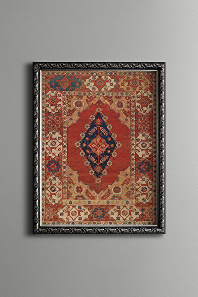 epiqart Turkish Carpet Pattern - Vintage Patterned Frame