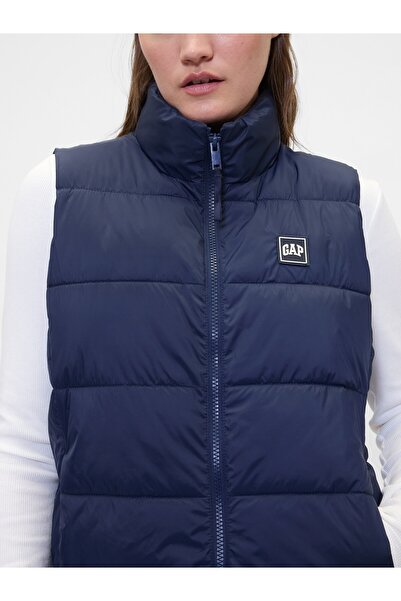 GAP Kadın Lacivert ColdControl Puffer Şişme Yelek