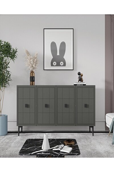 CENEYRA KA1202A - YUKA KONSOL, TV SEHPASI ANTRASİT 120cm