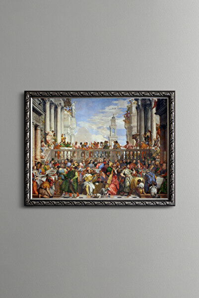 epiqart Nuntă în Cana - Cadru cu model vintage