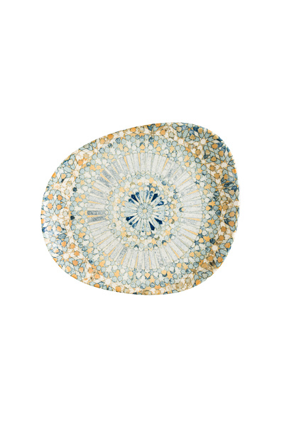 Bonna Luca Mozaik Vago 24 cm 12 Adet Porselen Düz Tabak