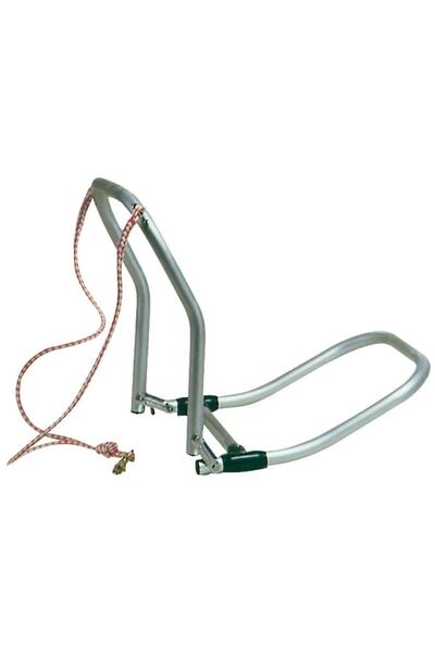 OSCULATI Anodized Aluminum Folding Ladder, Lightweight, Floating with Hook and Stainless Steel Rope, 2 Steps,