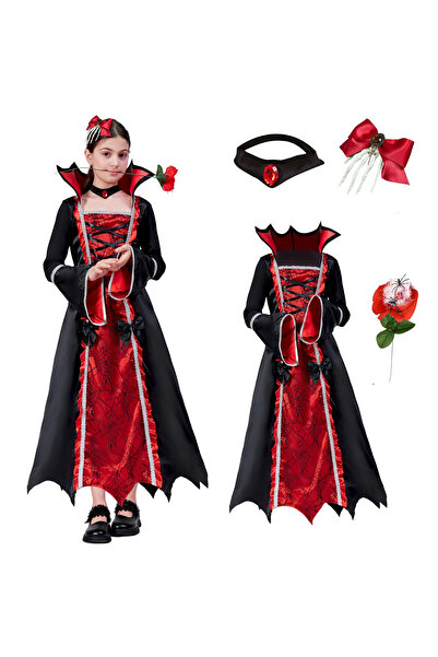 OEM Costum de carnaval prințesă vampir 4-6 ani