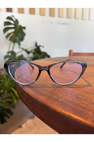 funeyes Frida Cat Eye 52 Ekartman Slanting Blue Block Blue Light Protection Glass Can Change Erkan Glasses