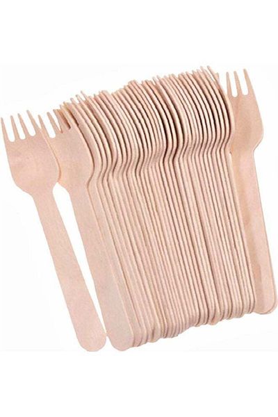 Family Ship 36-Piece Wooden Fork Set Beige