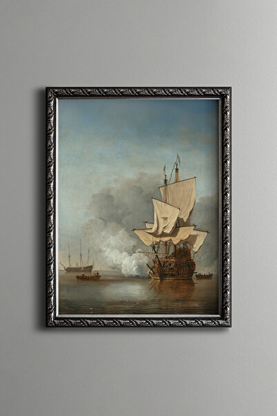 epiqart Ball Shot - Vintage Patterned Frame