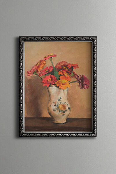 epiqart Zinneas - إطار منقوش عتيق