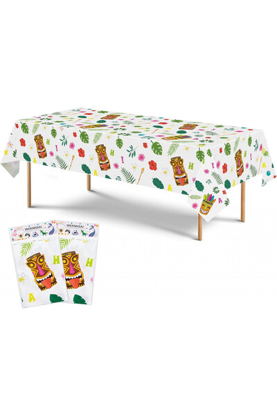 WERNNSAI Set of 2 tablecloths, plastic, multicolor, 274 x 137 cm