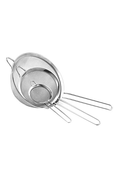 Cuisinart 3-Piece Stainless Steel Strainer Set Silver 15.2x5.1x8inch