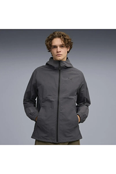 Puma Pumatech Woven Jacket Gray Men's Zippered Jacket