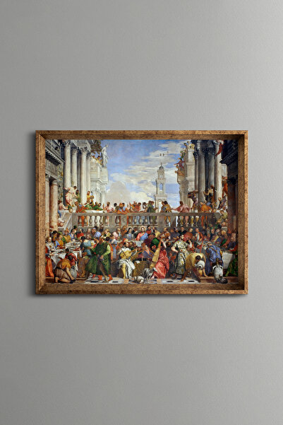 epiqart Nuntă în Cana - Cadru cu model vintage