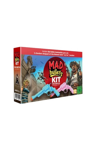 Nintendo Mad Bullets (Code in a Box) + Kit 2 Revolvere pentru Switch