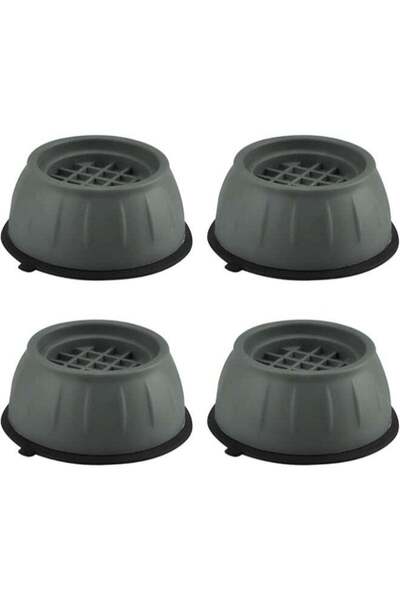 Generic 4-Piece Washing Machine Feet Pads Black 10x10x4cm