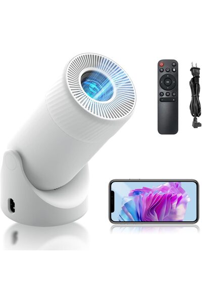 Aoc Portable Mini Projector supporting 4K technology, FHD 1080P Home Theater ...