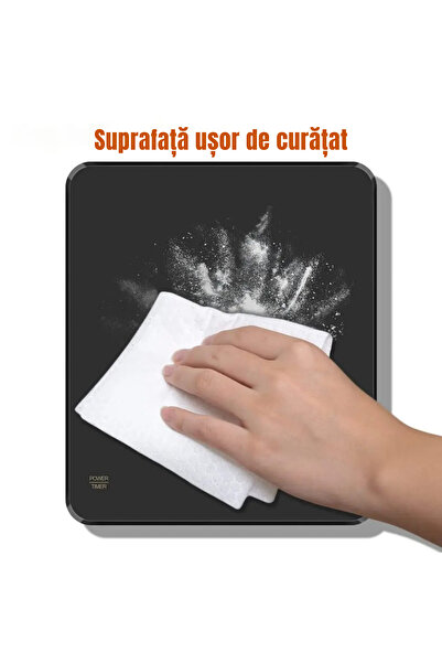 Nubiqo Nubiqo® Digital Kitchen Scale, 0.1g–3Kg, with Timer, Tare Function, LED/LCD Display, Rechargeable