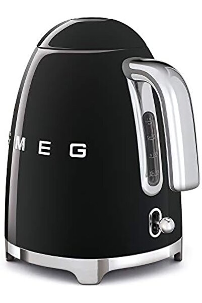 SMEG KLF03BLUK, 50's Retro Style Kettle, 1.7 L Capacity with Water Level Indicator, 360 Swivel Base,