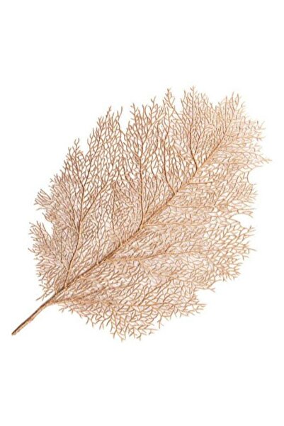 Generic Heat-Resistant Leaf Pattern Table Placemat Gold 56 x 38cm