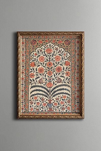 epiqart Nas Suresi - Vintage Desenli Çerçeve