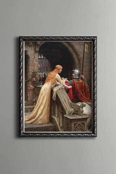 epiqart Tanrı Seni Korusun - Vintage Desenli Çerçeve
