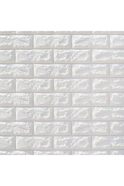 CoolBaby ملصقات حائط ثلاثية الأبعاد مقاومة للماء من الطوب الصناعي، 5 قطع، أبي...