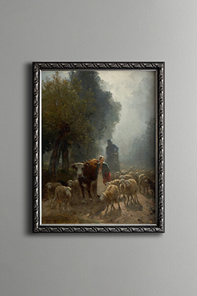 epiqart Sunday Lane - Vintage Patterned Frame