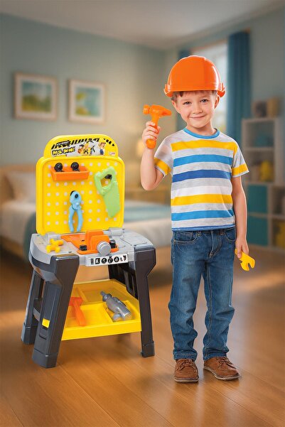 hak-iş oyuncak Dede Oyuncak Tamir Seti Çalışma Tezgahı – Alet Seti ve Tezgah ...