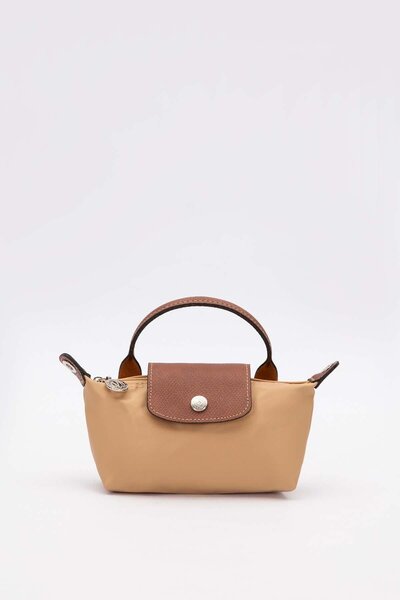 Levidor Gold Mini Size Leather Cover Detailed Handbag