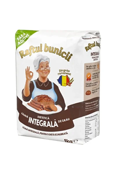 Raftul bunicii Grandma's Shelf Whole Wheat Flour, 1kg