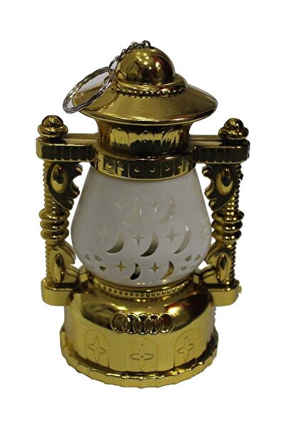 Generic Ramadan Lantern Light Golden 5x10cm