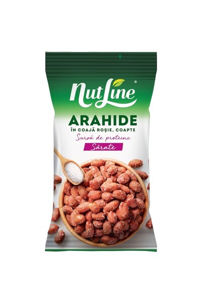 Nutline Peanuts in red shell roasted with salt Nutline, 300g