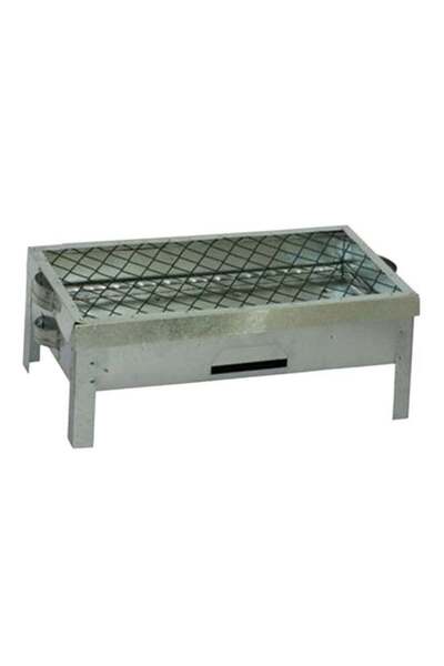 Generic Charcoal Brazier For Camping And Trips Silver