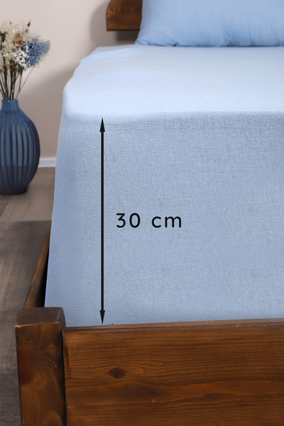 AKN Super Thick Battal Size 180X200 155 Gr/M² Combed Cotton Elastic Sheet