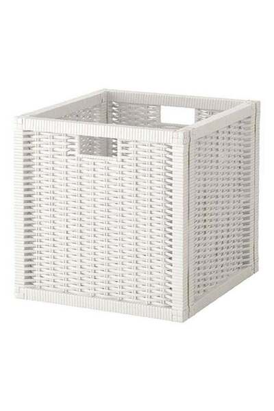 Generic Multi-Purpose Storage Basket White 32 x 34 x 32centimeter