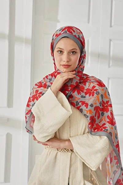 Silk Home Patterned Soft Shawl 70022-07