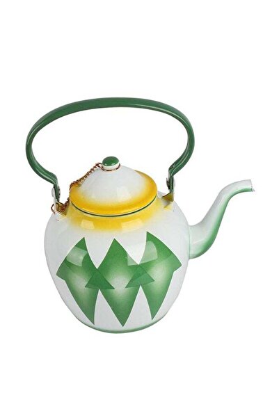 Generic Abriq Ghazzar Alloy Tea Pot Green/White/Yellow