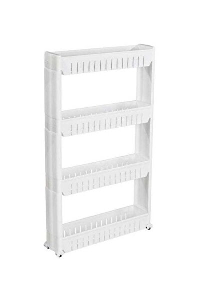 Generic Organizer For Kitchen And Bathroom 4 Shelves White Medium